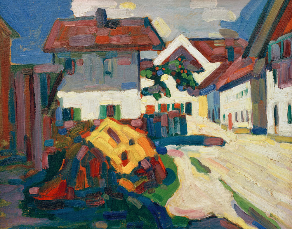 Murnau - Houses à Vassily Kandinsky