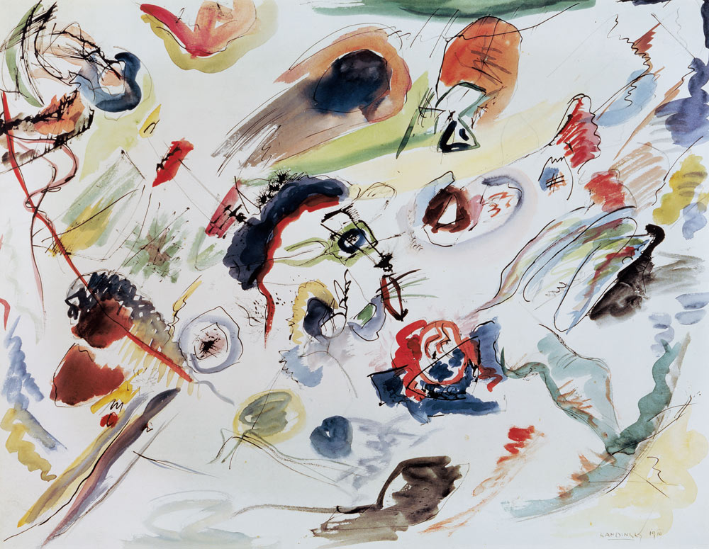 Sans titre (Première aquarelle abstraite) à Vassily Kandinsky