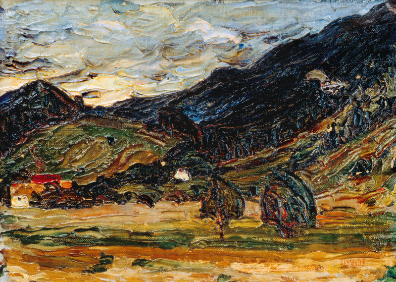 Landschaft à Vassily Kandinsky