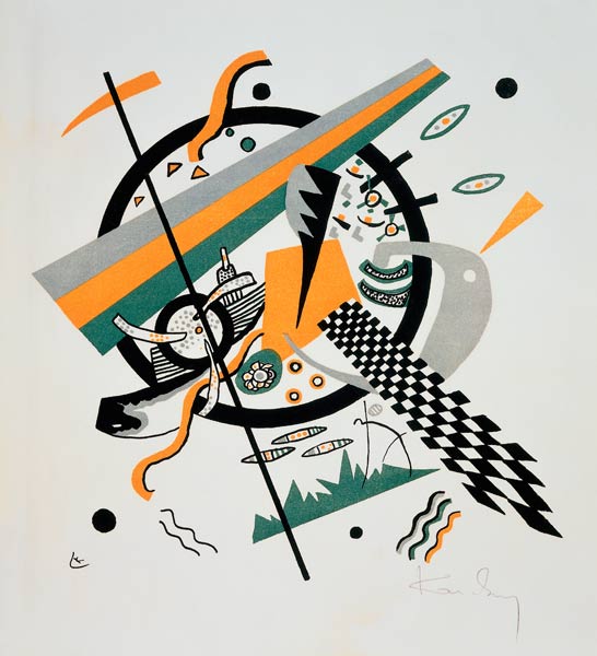 Composition with Stripes à Vassily Kandinsky