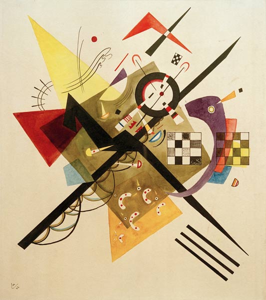 Sketch for On White II à Vassily Kandinsky