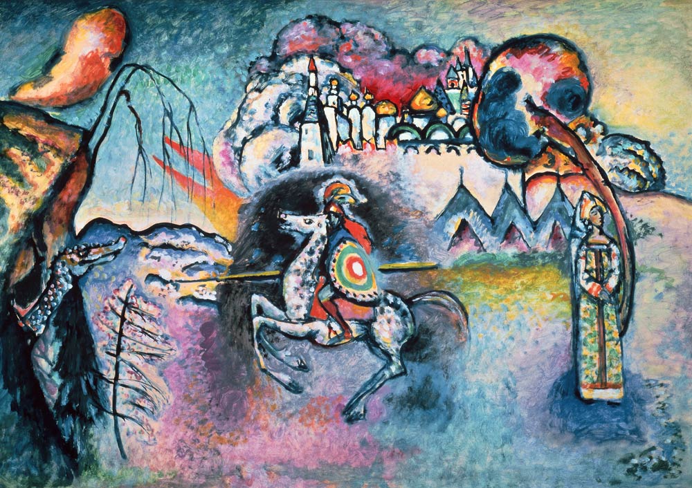 Rider, St. George à Vassily Kandinsky