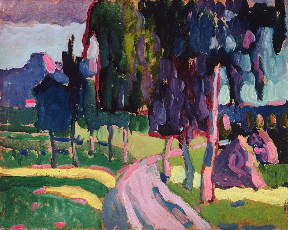 Summer at Murnau à Vassily Kandinsky