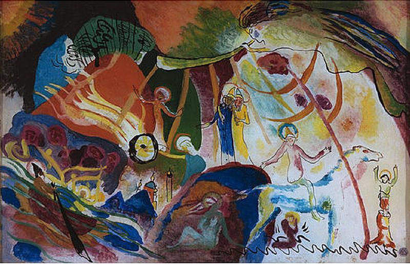 Allerheiligen II à Vassily Kandinsky