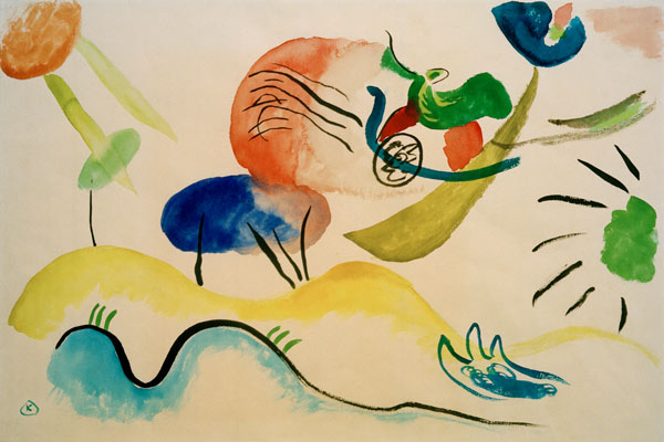 Watercolour No. 2 à Vassily Kandinsky