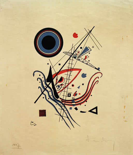 Blue à Vassily Kandinsky
