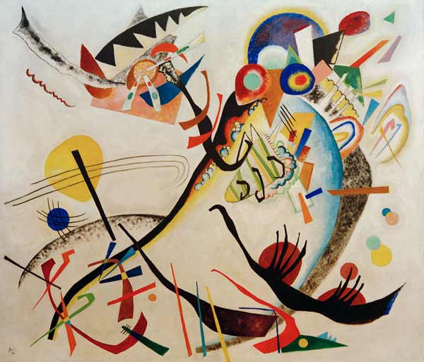 Blue Segment à Vassily Kandinsky