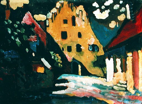 Castle Yard à Vassily Kandinsky