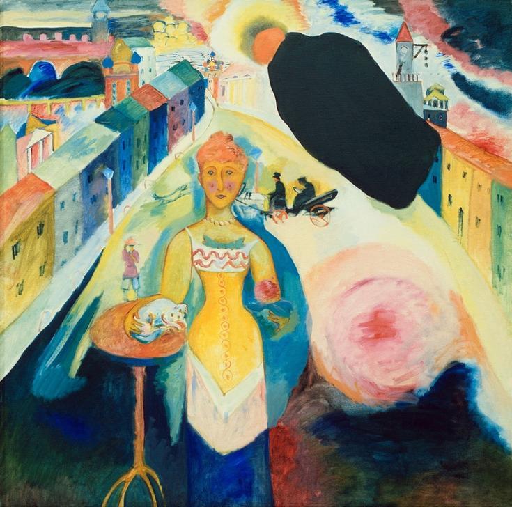 Lady in Moscow à Vassily Kandinsky