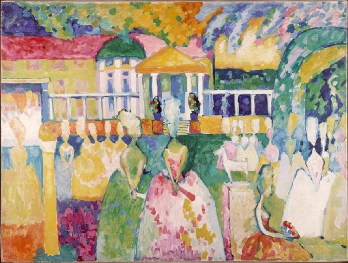 Ladies in Crinolines à Vassily Kandinsky