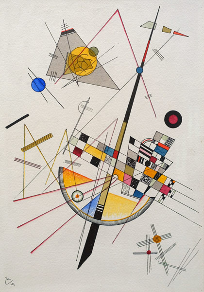 Delicate Tension à Vassily Kandinsky