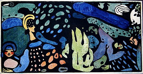 Dreaming Children  à Vassily Kandinsky