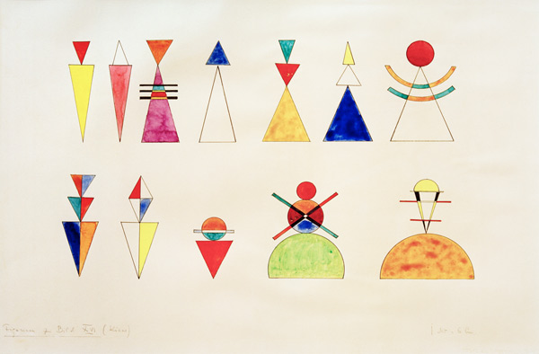 Pictures at an Exhibition, Figures, Image XVI à Vassily Kandinsky