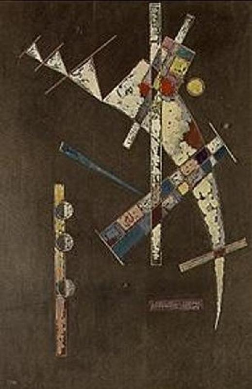 Muffled in the darkness à Vassily Kandinsky