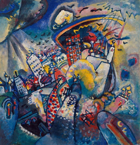 The red place in Moscow (Moscow I.) à Vassily Kandinsky