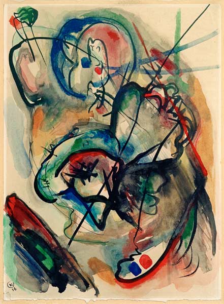 Concentrated à Vassily Kandinsky