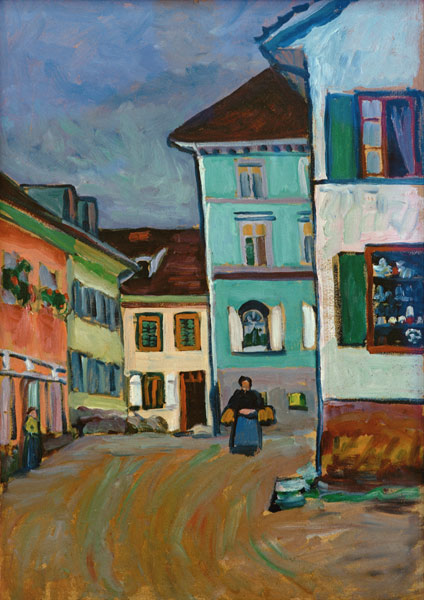 Murnau – Johannisstraße à Vassily Kandinsky