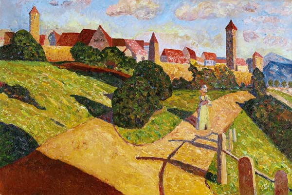 Rothenburg ob der Tauber à Vassily Kandinsky