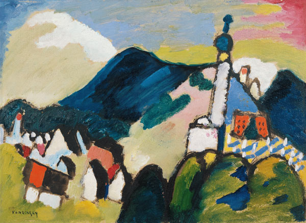 Study of Murnau with Church à Vassily Kandinsky