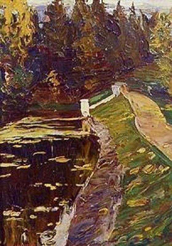 Study to sluice à Vassily Kandinsky