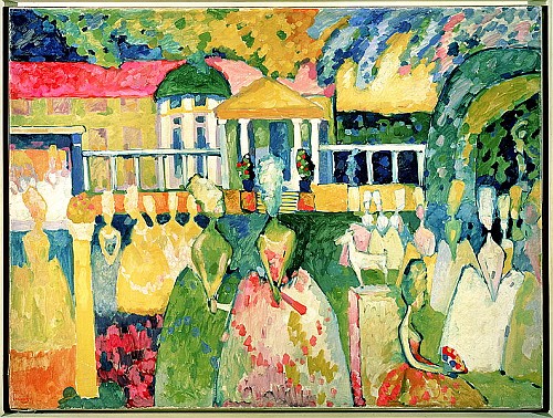 Women in Crinolines à Vassily Kandinsky
