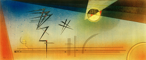 Zigzag vers le haut, 1928 à Vassily Kandinsky