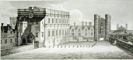 The Palace of Whitehall, from a drawing in the Pepysian Library, Cambridge à Wenceslaus Hollar