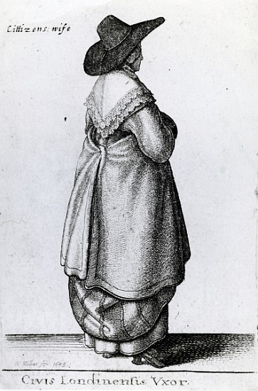 Wife of a Citizen of London à Wenceslaus Hollar