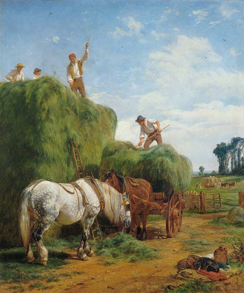 Haymaking at Kingweston à W.H. Hopkins