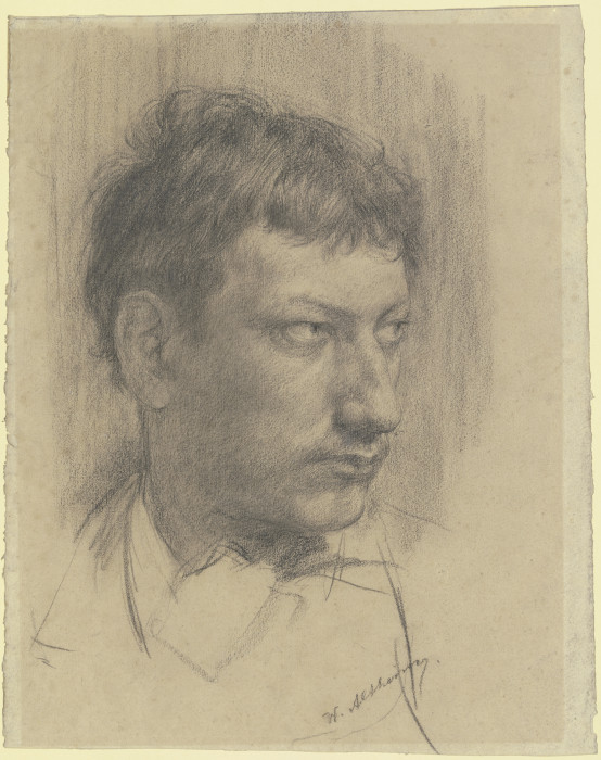 Self-portrait à Wilhelm Altheim