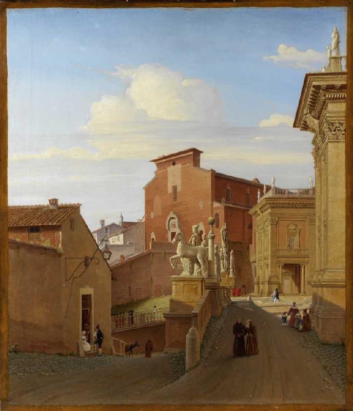 Ansicht des Kapitols in Rom à Wilhelm Brücke