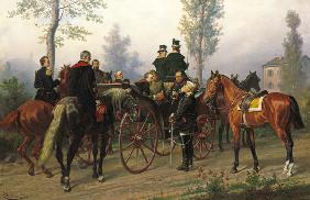 Napoleon III and Bismarck after the Battle of Sedan