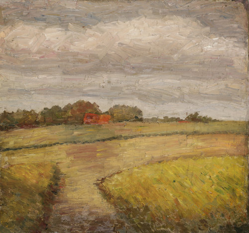Herbstliche Felder à Wilhelm Morgner