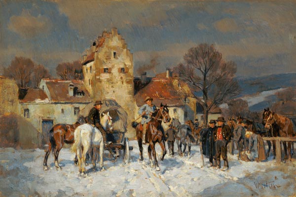 Marché de cheval en francs à Wilhelm Velten