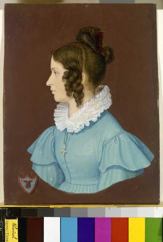 Josephine Suttner, le épouse de l'artiste. à Wilhelm von Kaulbach