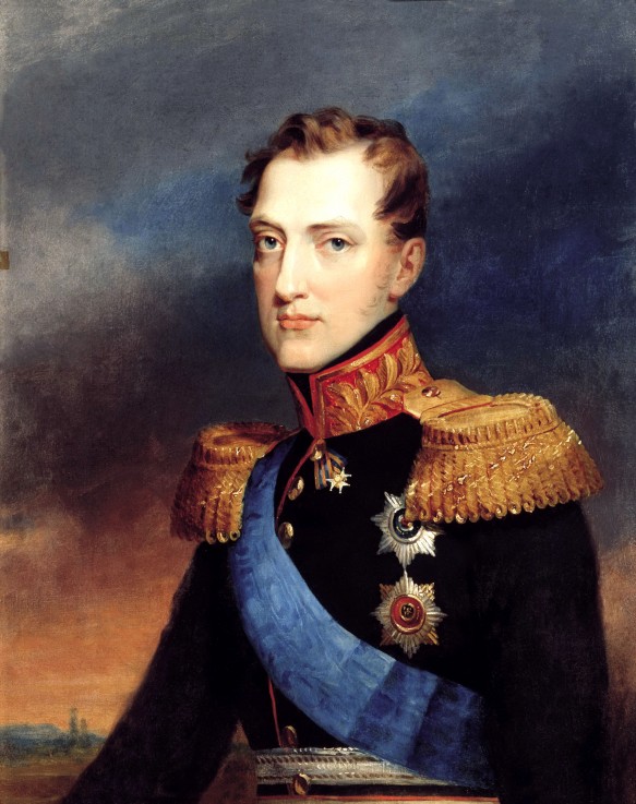 Portrait of Emperor Nicholas I  (1796-1855) à Wilhelm August Golicke
