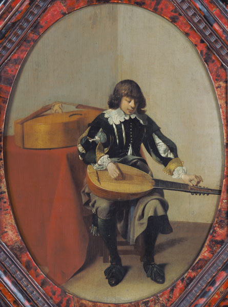 The Young Musician (oil on panel) à Willem Cornelisz Duyster