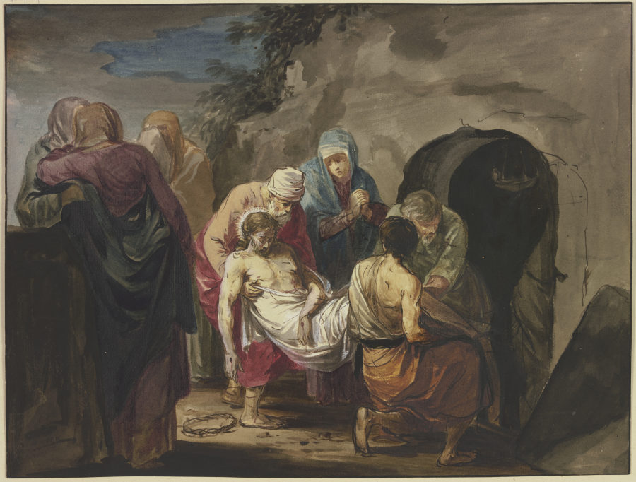 Entombment of Christ à Willem Joseph Laquy
