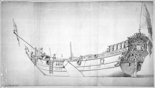 The Royal Yacht ''Mary'' à Willem van de Velde le Jeune