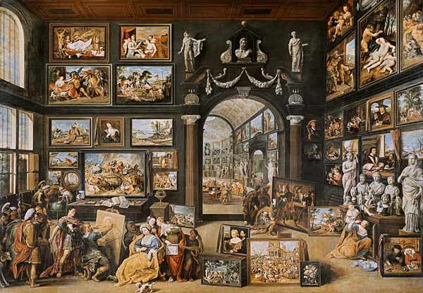 The Studio of Apelles à Willem van II Haecht