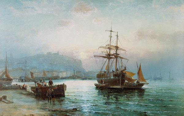 Scarborough Harbour à William A. Thornley ou Thornbery