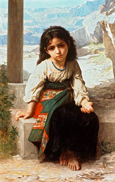Petite Mendiante à William Adolphe Bouguereau