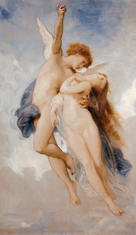 Cupid and Psyche à William Adolphe Bouguereau