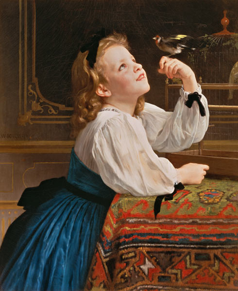 LOiseau Cheri à William Adolphe Bouguereau