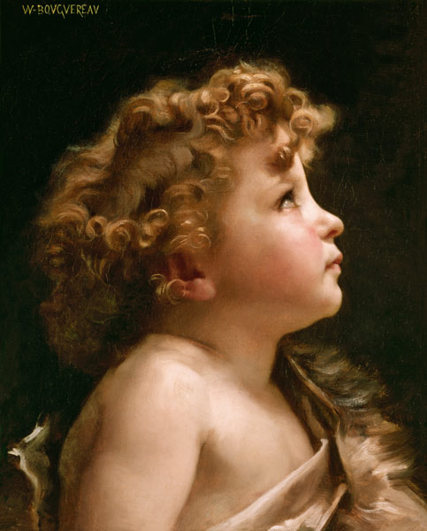 Young John the Baptist. à William Adolphe Bouguereau