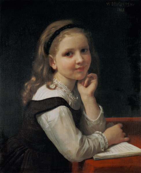Jeune Ecoliere à William Adolphe Bouguereau