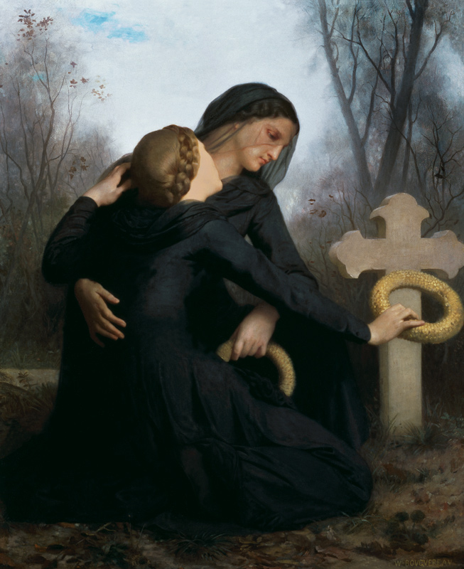 Le Jour des Morts (All Saints Day) à William Adolphe Bouguereau