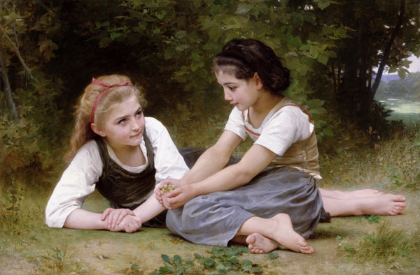 The Nut Gatherers à William Adolphe Bouguereau