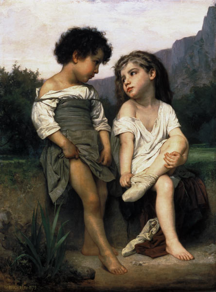 Les Jeunes Baigeneuses à William Adolphe Bouguereau
