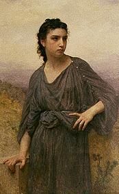 portrait d'une jeune femme. à William Adolphe Bouguereau
